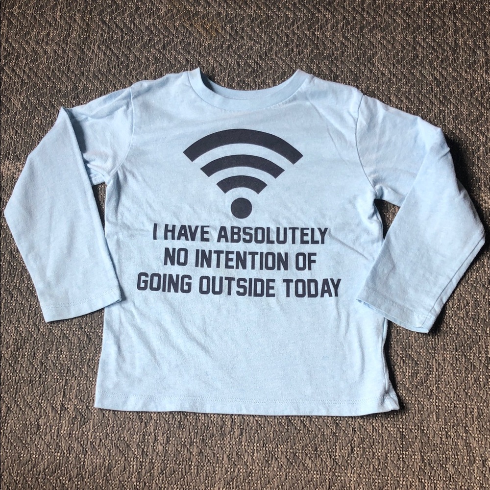 The Children's Place Light Blue Long-Sleeve Graphic Tee